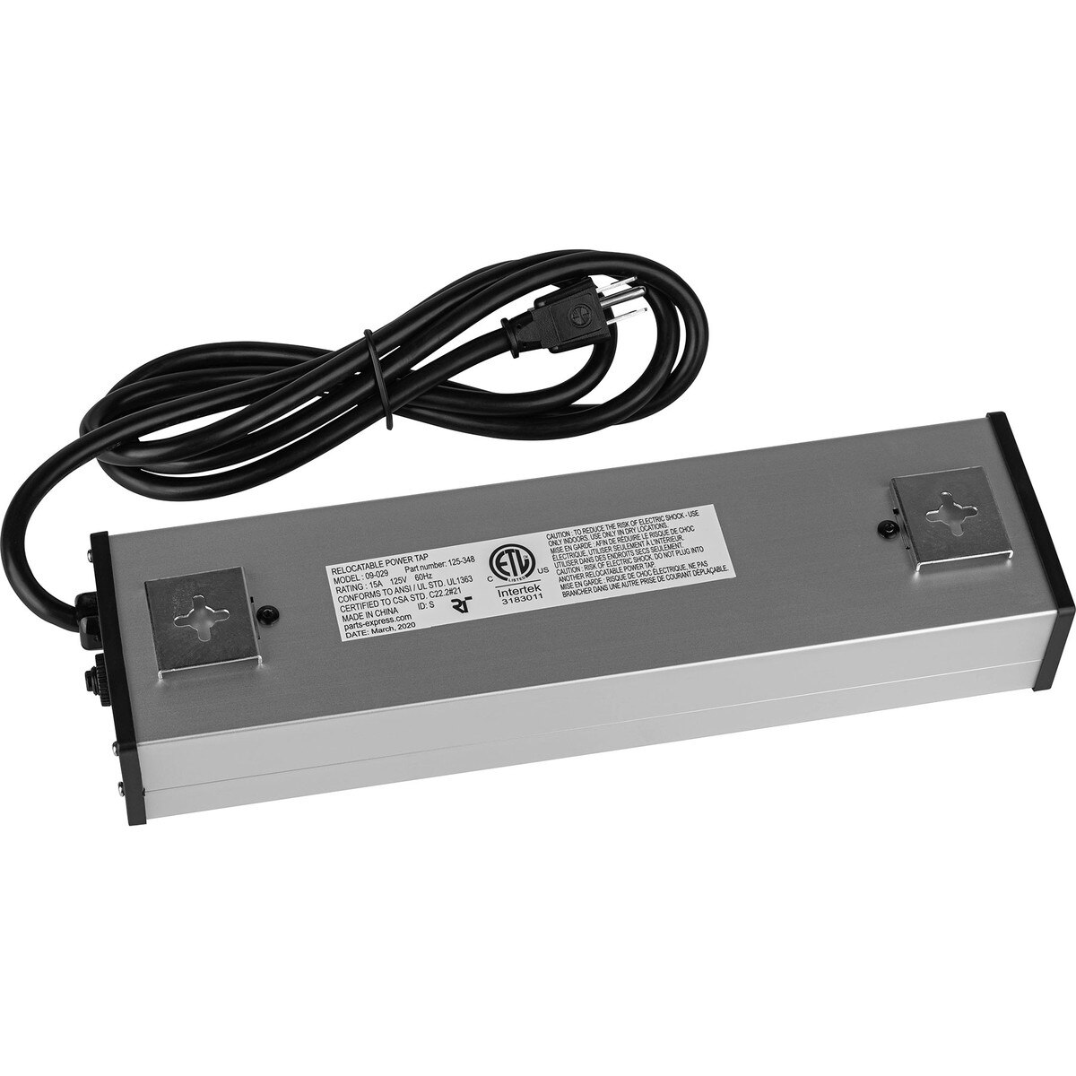 Commercial Grade 8 Outlet Power Strip Individually Switched with Master